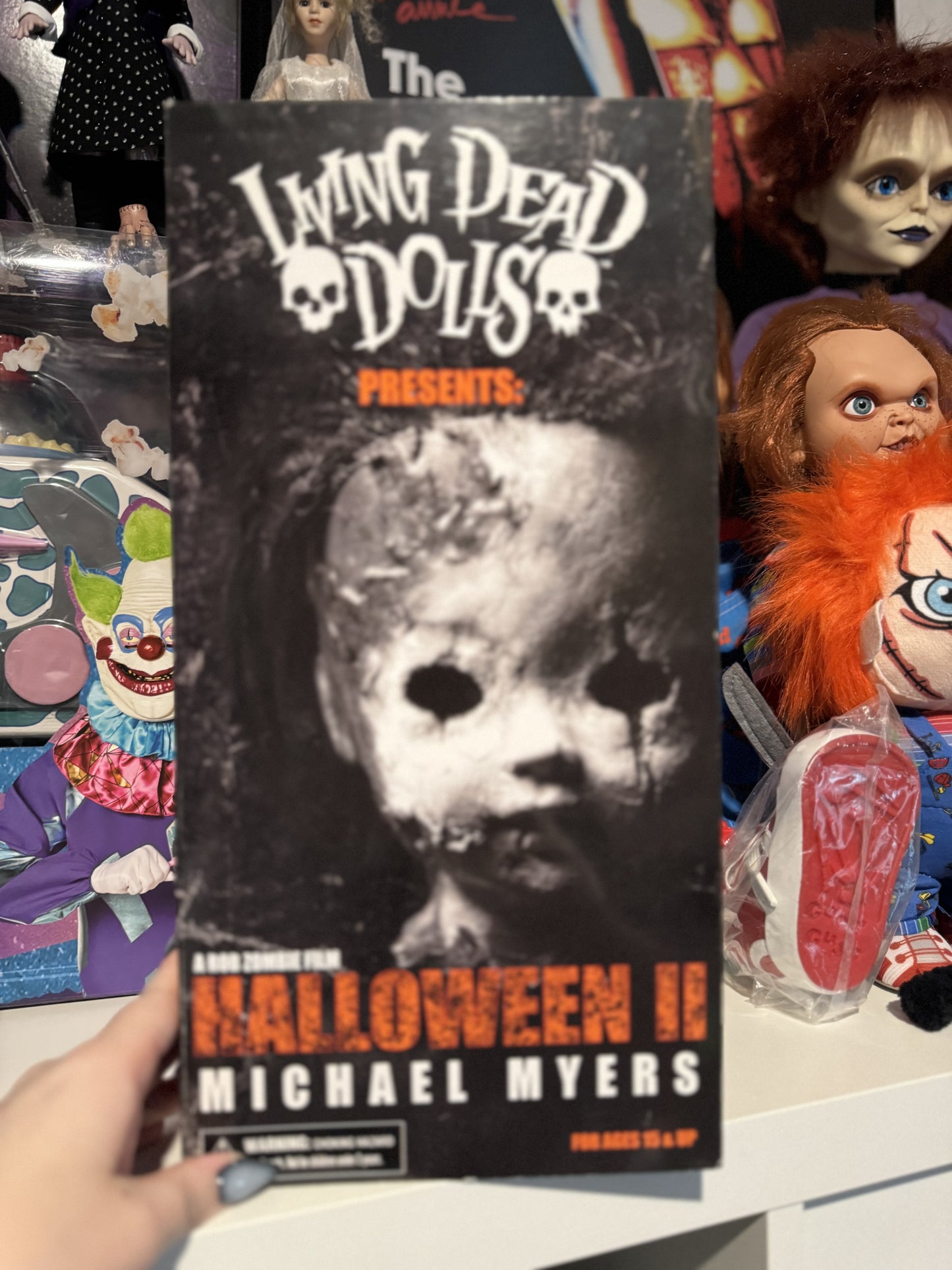 Halloween 2 living dead doll signed by Danielle Harris