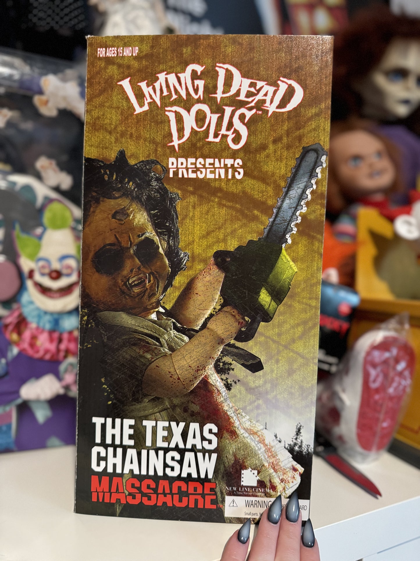 Leatherface living dead doll