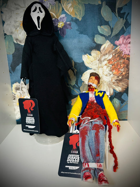 Ghostface & Steve custom doll set