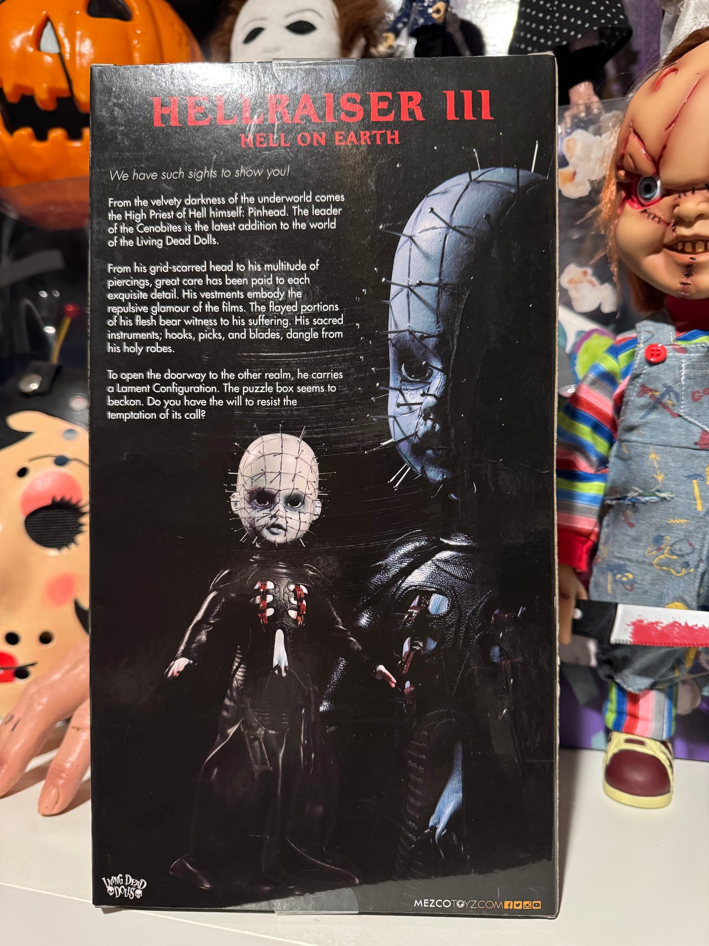 Pinhead living dead doll signed by Doug Bradley